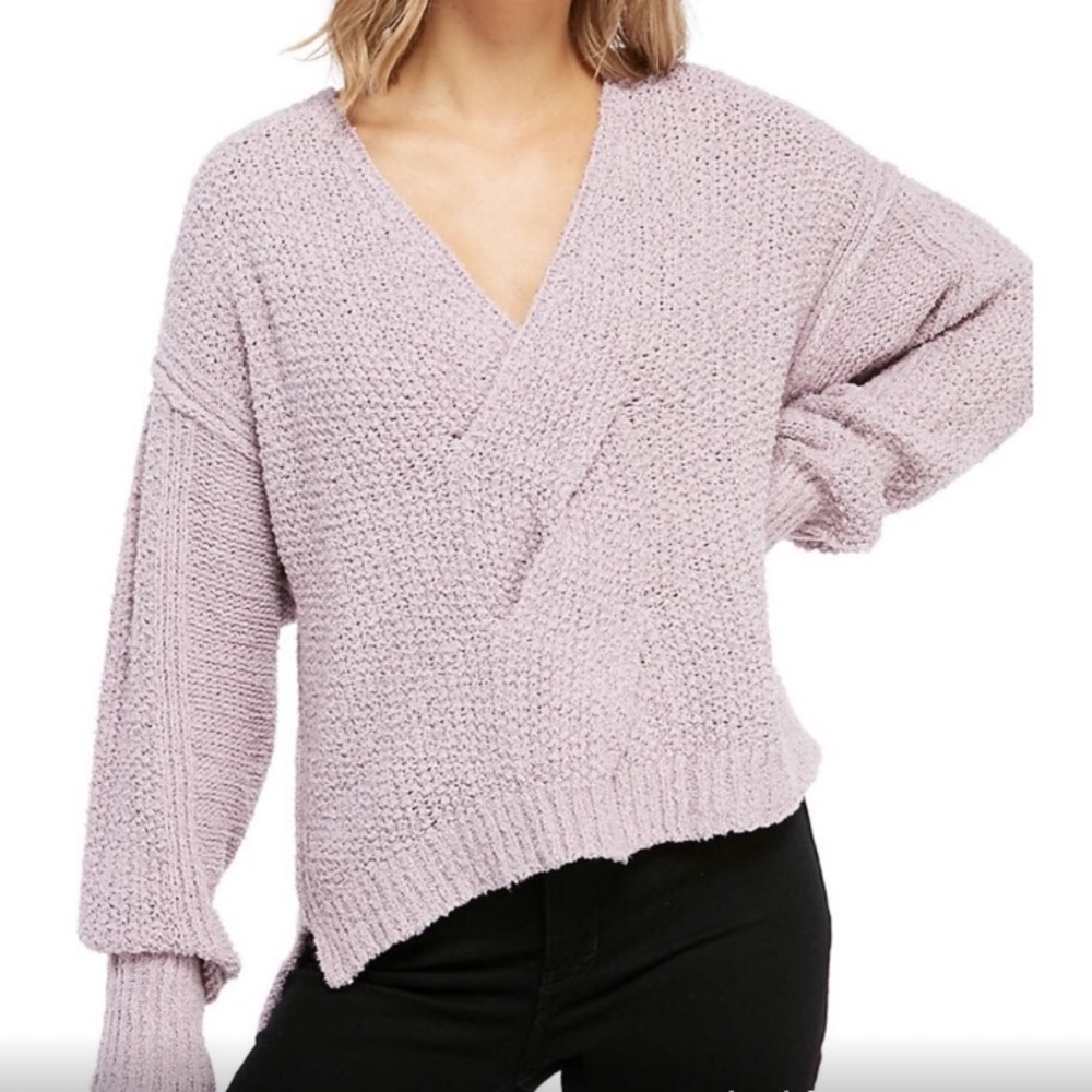 Free people coco v neck sweater